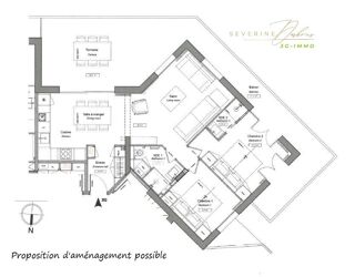  Appartement  vendre 4 pices 71 m