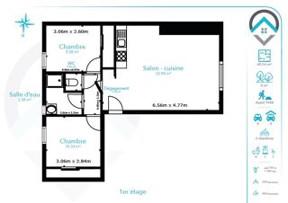  Appartement � vendre 3 pi�ces 