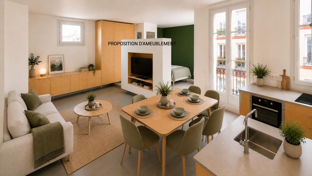 Appartement 2 pièces 39 m² · à Paris 18 · 39 m² · 295 000 €