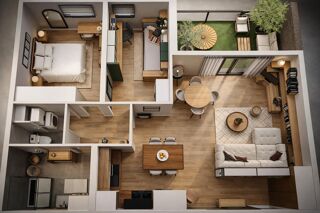  Appartement � vendre 3 pi�ces 68 m�