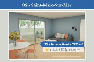  Appartement � vendre 3 pi�ces 64 m�