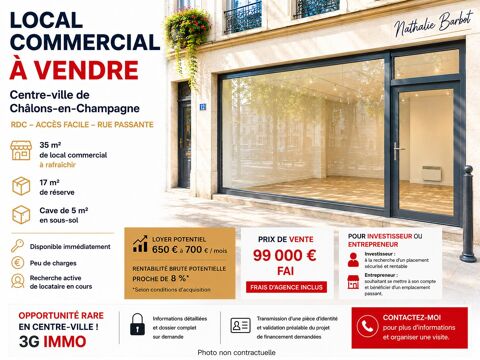   Vente murs pro  à Châlons-en-champagne 