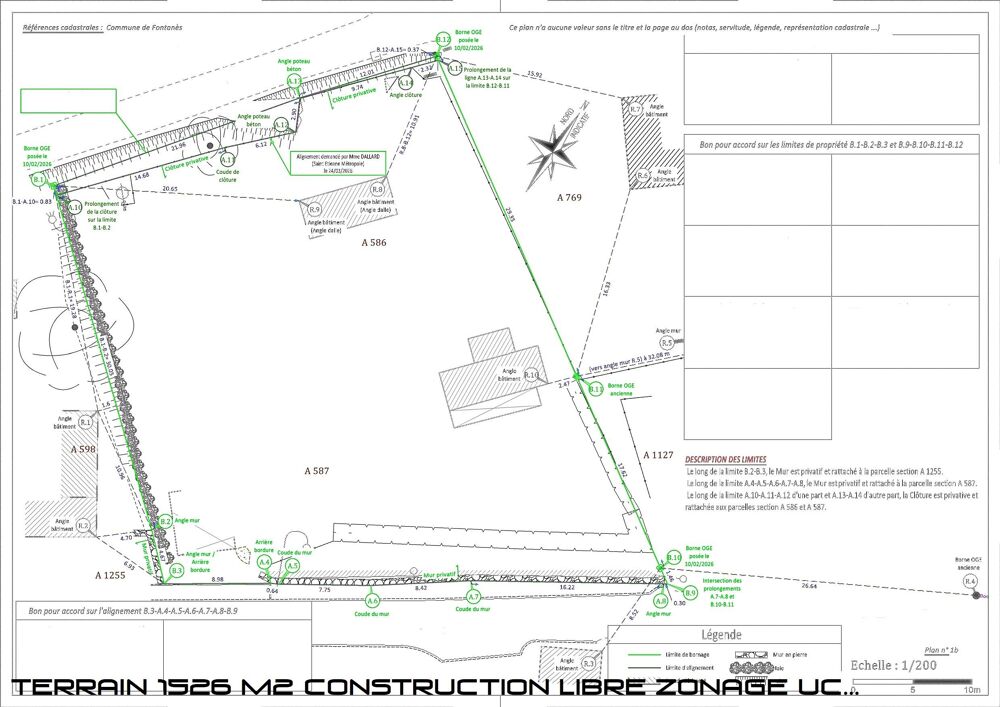 Vente Terrain Terrain constructible Fontanès