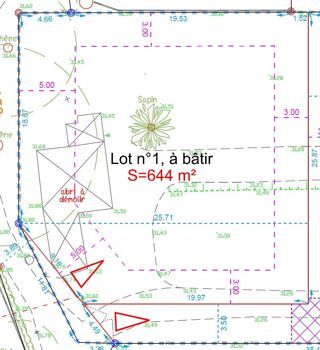 Terrain � vendre 644 m�