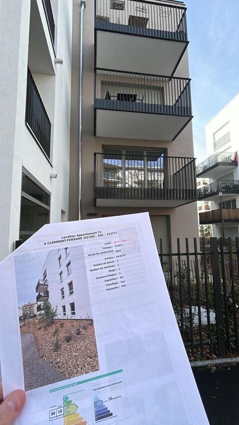  Appartement � louer 2 pi�ces 44 m�