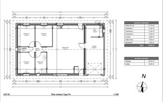  Maison 4 pièces 97 m² Marcilloles