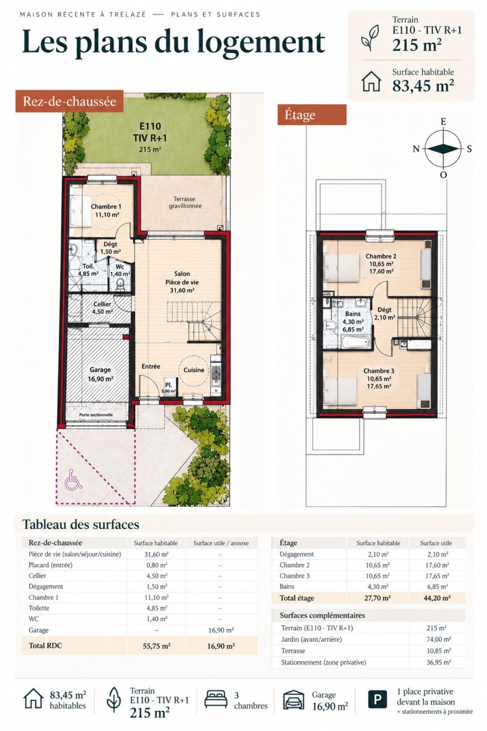 Vente Maison Maison 5 pièces Trélazé