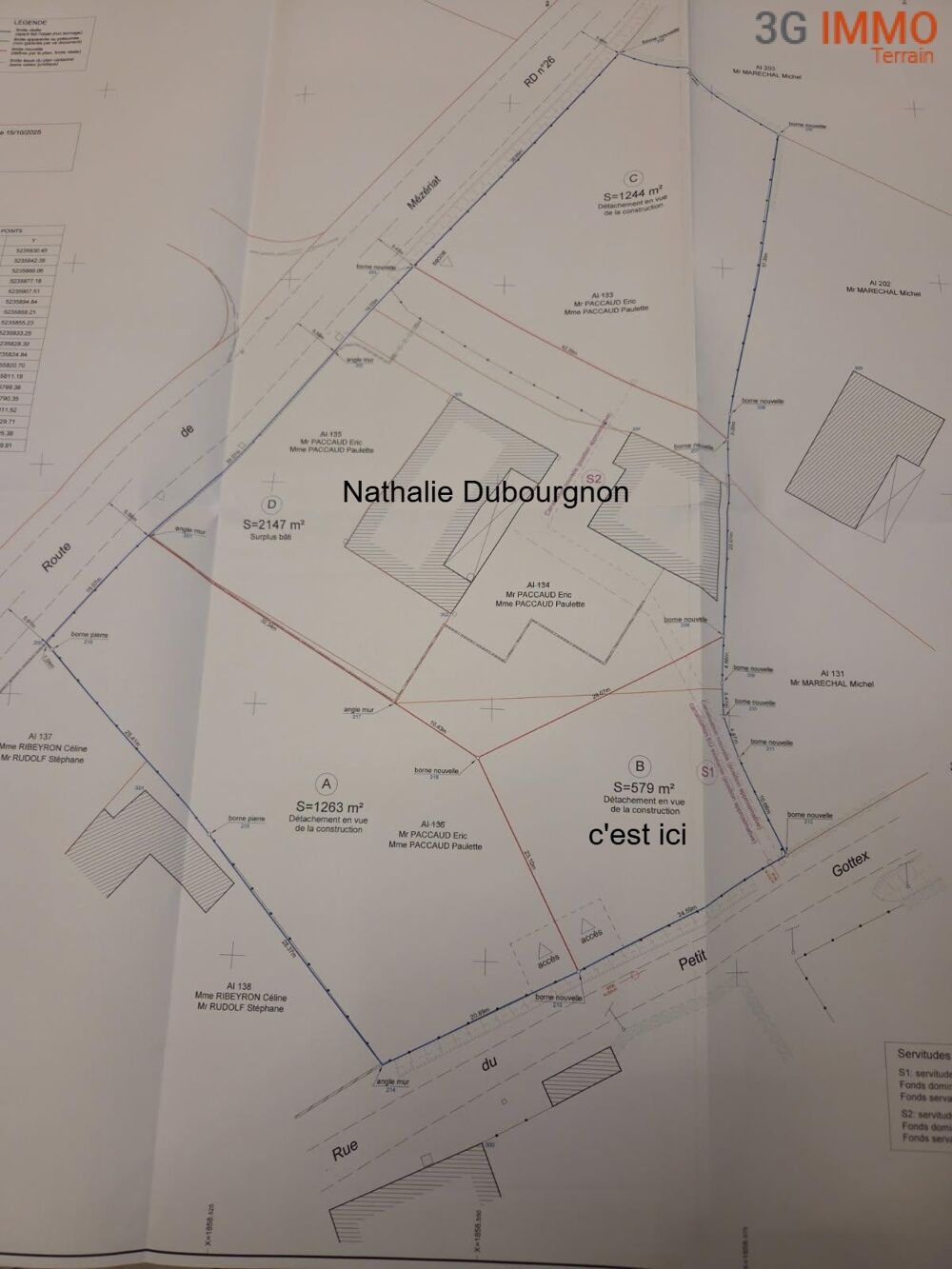 Vente Terrain Terrain constructible Saint-didier-d'aussiat