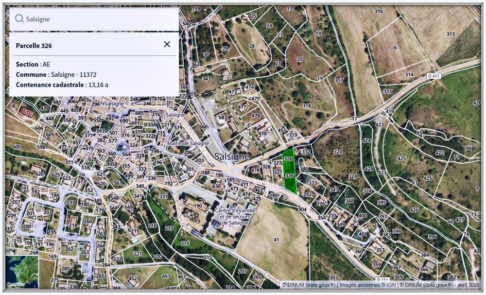 Vente Terrain Terrain constructible Salsigne