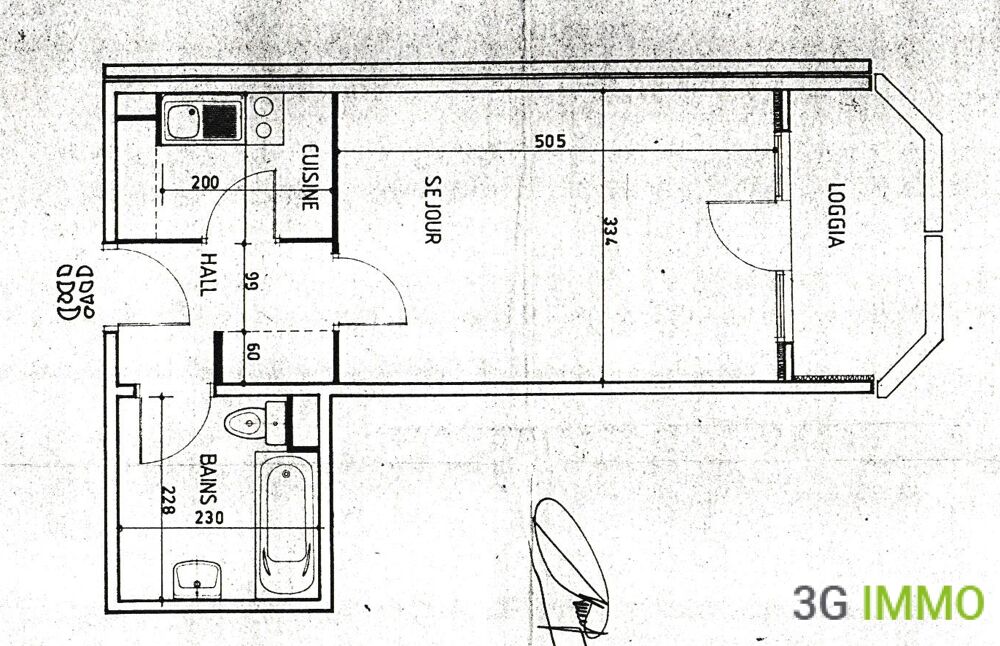 Appartement 1 pièce 34 m² · à Blagnac · 34 m² · 108 000 €