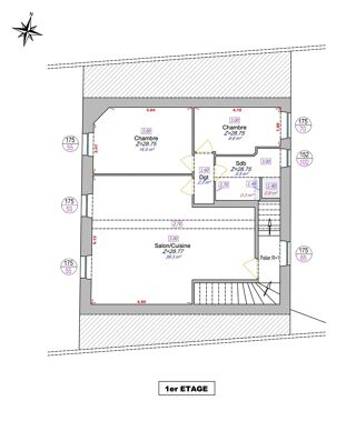  Appartement � vendre 3 pi�ces 70 m�