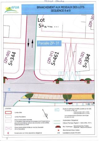  Terrain � vendre 461 m�