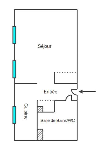  Appartement à vendre 1 pièce 28 m²