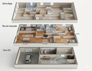  Maison � vendre 5 pi�ces 150 m�