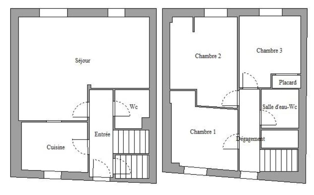 Vente Maison Maison de ville 4 pièces Pierrefeu-du-var