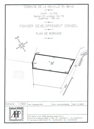  Terrain à vendre 780 m²