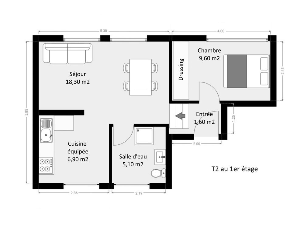 Location Appartement Appartement 2 pièces Bapaume