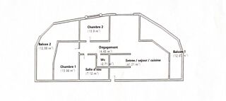  Appartement � vendre 3 pi�ces 80 m�