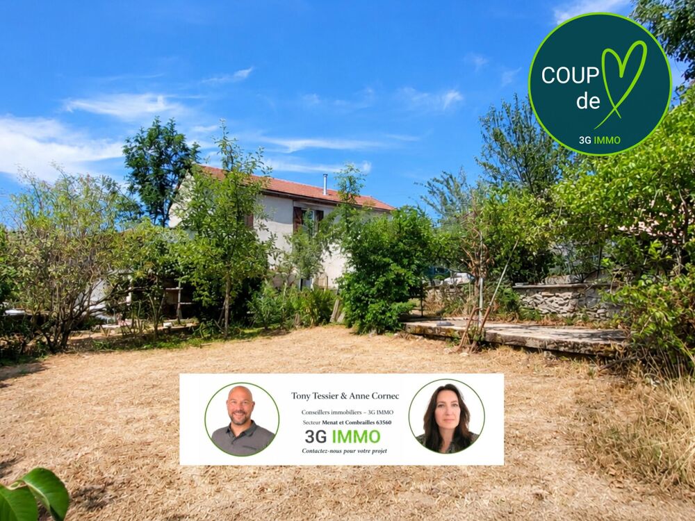 Maison 5 pièces 109 m² · à Menat · 109 m² · 139 000 €
