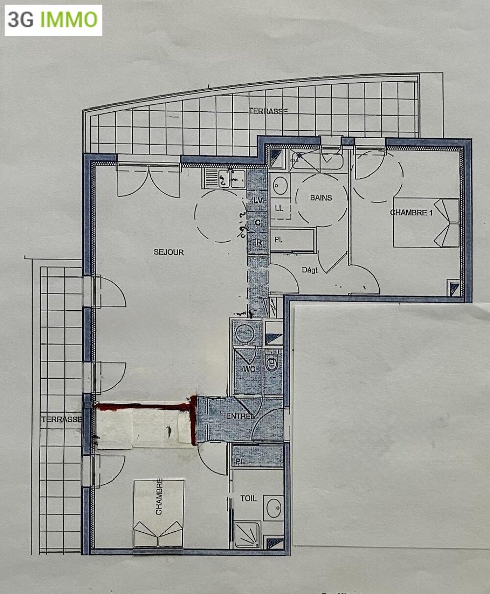 Vente Appartement Appartement 3 pièces Saint-cyr-sur-loire