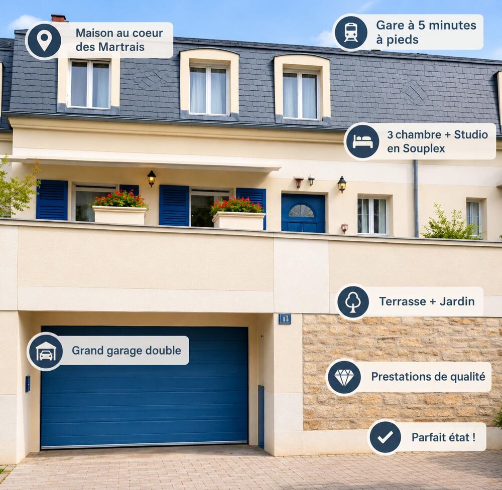Vente Maison Maison 6 pièces Mantes-la-jolie