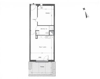  Appartement � vendre 2 pi�ces 