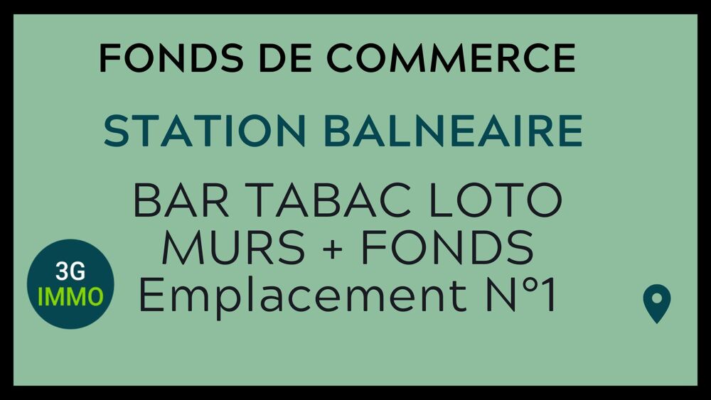   Vente fonds de commerce Café à Arcachon 