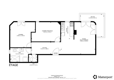  Appartement à vendre 3 pièces 69 m²