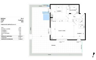  Appartement � vendre 3 pi�ces 