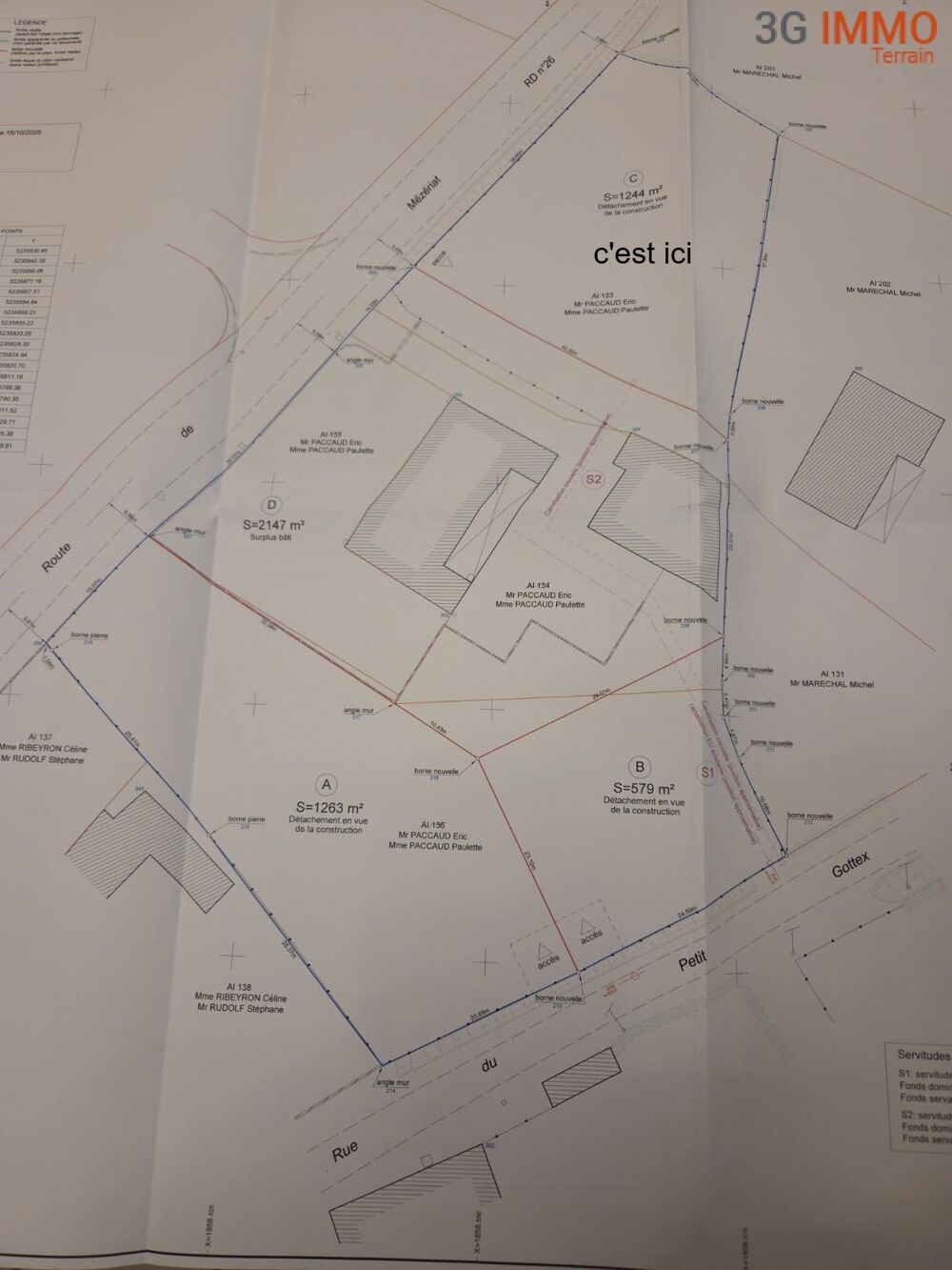 Vente Terrain Terrain constructible Saint-didier-d'aussiat