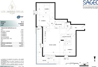  Appartement à vendre 4 pièces 85 m²