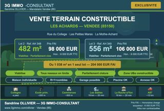  Terrain à vendre 556 m²