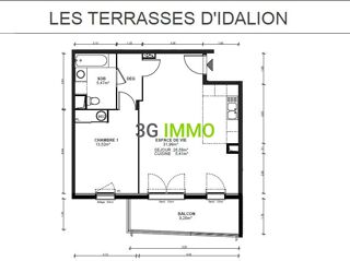  Appartement � vendre 2 pi�ces 54 m�