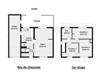  Maison � vendre 4 pi�ces 79 m�