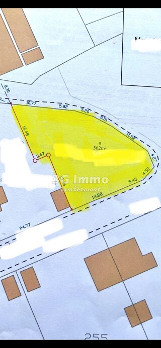  Terrain � vendre 562 m�
