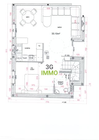  Appartement à louer 99 m²
