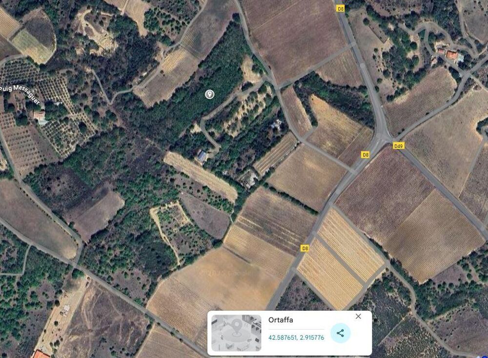 Vente Terrain Terrain agricole Ortaffa