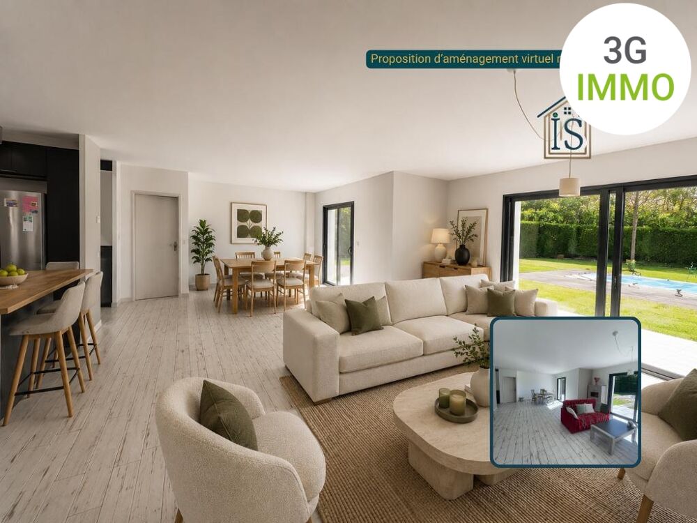Vente Maison Maison de plain-pied 6 pièces Uzein