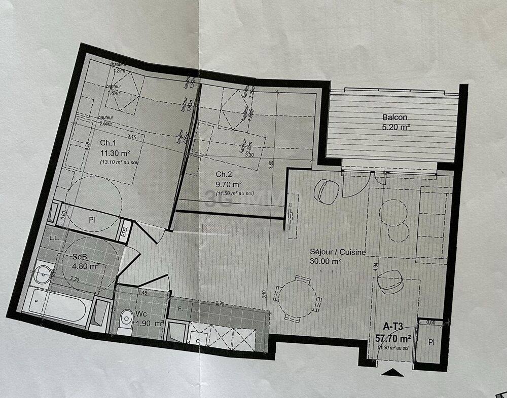 Vente Appartement Appartement 3 pièces La membrolle-sur-choisille