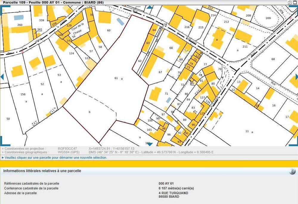 Vente Terrain Terrain constructible Biard