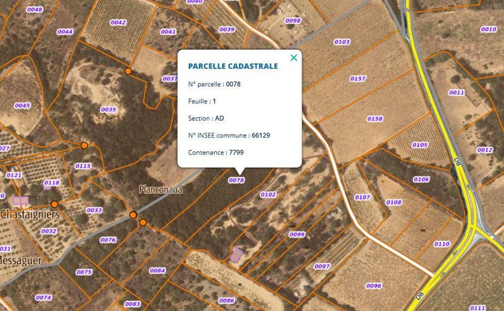 Vente Terrain Terrain agricole Ortaffa