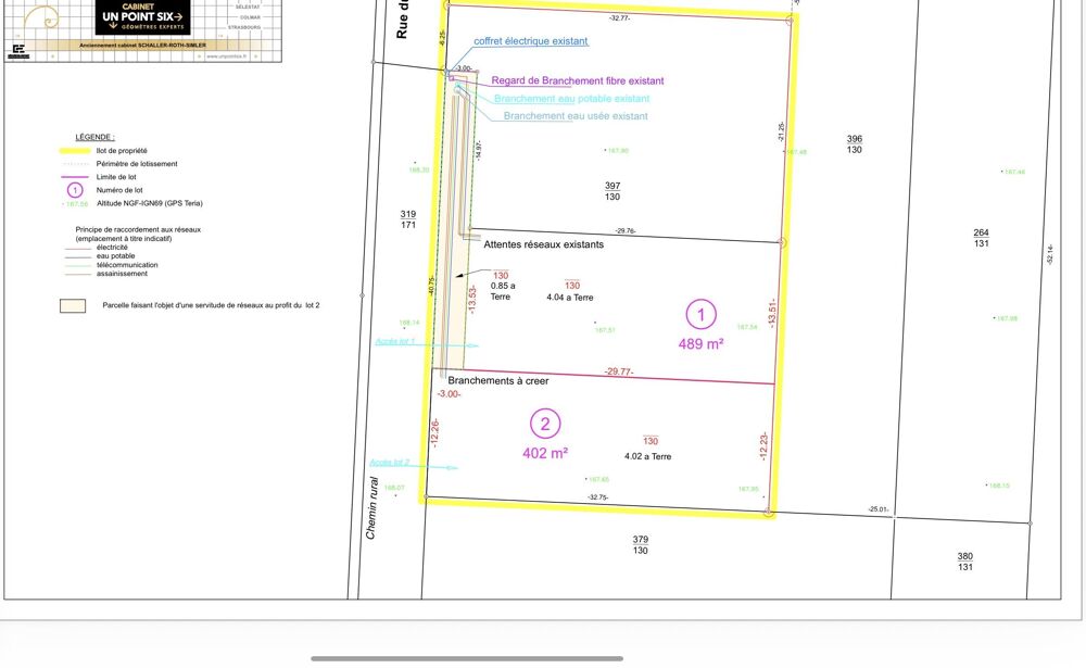 Vente Terrain Terrain constructible Saasenheim