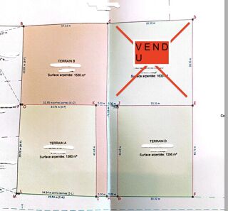  Terrain � vendre 1356 m�