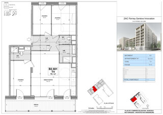  Appartement  vendre 4 pices 79 m
