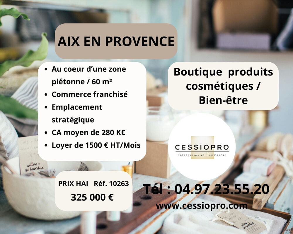   Boutique de produits cosm�tiques et bien-�tre AIX EN PROVENCE 
