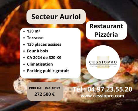 AV  Restaurant Pizz&eacute;ria - Grill- avec FOUR A BOIS   Secteur Auriol 272500 13390 Auriol