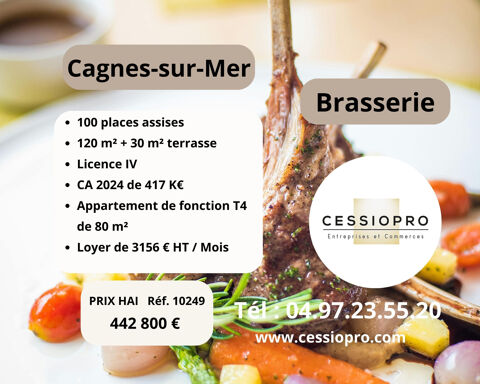 Brasserie Restaurant traditionnel de jour   Centre-ville de Cagnes-sur-Mer 442800 06800 Cagnes sur mer