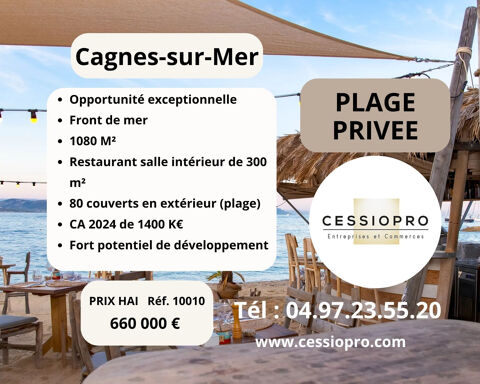 PLAGE PRIVEE CAGNES SUR MER 660000 06800 Cagnes sur mer