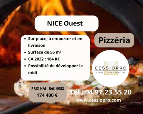 PIZZERIA SUR PLACE , A EMPORTER ET EN LIVRAISON , NICE OUEST 174400 06200 Nice