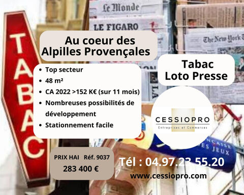 Très beau Tabac Loto Presse à développer ! Au cur des Alpilles Provençales 283400 13210 St remy de provence